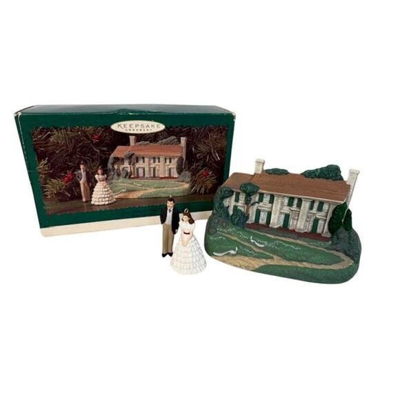1996 Hallmark Keepsake Ornament Gone with the Wind 3 pc Set Scarlett - Picture 1 of 7
